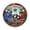 Acrylic Puzzle Suncatcher Style #2, variant on 7.48" 250th Anniversary United States Sun Catcher – Patriotic Stained Acrylic Style Window Hanging, American Heritage Home Decor 1776–2026, National Celebration Display Gift