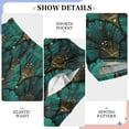 thumbnail image 6 of FORMRS Kids Pajama Pants with Pockets Size 11-12Y Boys Lounge Sleep Bottoms, Green Art Abstract Pattern, 6 of 8