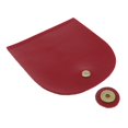 thumbnail image 3 of Bolso de cuero para manualidades, cubierta frontal, bolso, accesorios para manualidades rojo Hugo Reemplazo de solapa de bolso, 3 of 8