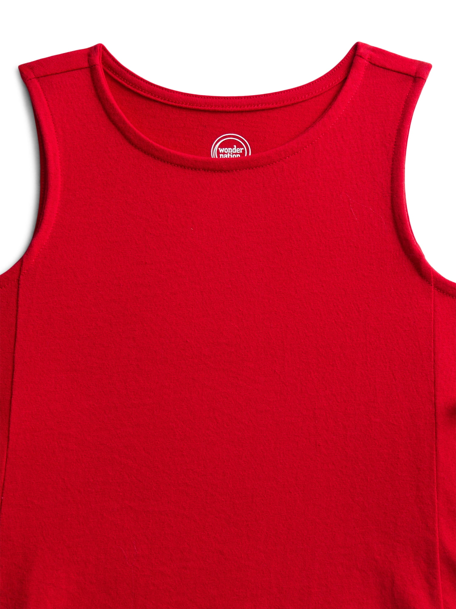 Wonder Nation Girls Fashion Bow Tank Top, Sizes 4-18 & Plus