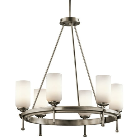 Kichler 42947ap Ladero 6 Light Chandelier In Antique Pewter Kichler 42947ap Ladero 6 Light Chandelier In Antique Pewter