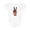 AA-White, variant on Patriotic Hand Peace Sign Boys or Girls Baby Bodysuit