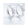 thumbnail image 2 of Pendientes de aro pequeños con circonita cúbica para mujeres, adolescentes y niñas, cartílago, pequeños y lindos aros Huggie de circonita cúbica, hipoalergénicos para orejas sensibles ER, 2 of 5