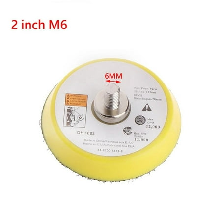 

2/3/5 inch Polishing Sanding Disc Backing Pad Hook And Loop For Pneumatic Sander