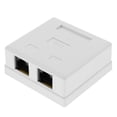 thumbnail image 4 of lionlar 2 Pcs. Connection Box 2x Connection Cat 6 Surface Mount Box Surface Mount Box, 4 of 9