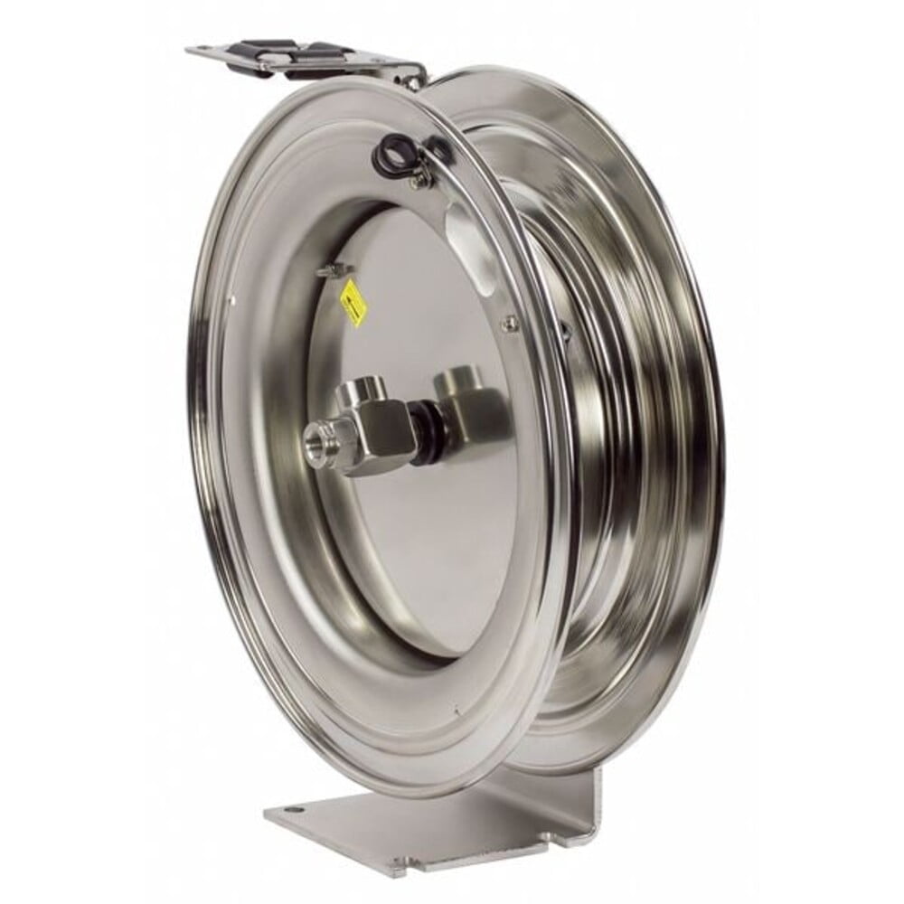 COXREELS P-LPL-425-SS Coxreels 1/2" x 25 ft. Spring Return Hose Reel, Max 300