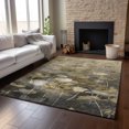 thumbnail image 6 of Addison Rugs Mayfield Washable Transitional Floral Taupe Rectangle Rug, 2'6" x 3'10", 6 of 6