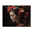 thumbnail image 3 of Designart "Japon Art Geishas beauty Portrait II" Japanese Print on Natural Pine Wood, 3 of 5