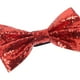 thumbnail image 5 of BRIGHTFUFU 2 pajaritas ajustables con purpurina, pajaritas brillantes para hombre, pajarita de lentejuelas preatada para fiesta de boda, color rojo, 5 of 7