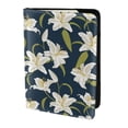 thumbnail image 2 of Pofeuu Lilies Flowers Print Travel Document Organizer Passport Holder Men Women for Family (6.5 in x 4.5 in),Wallet Holder Credit Card Clutch Bag Case, 2 of 5