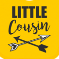 thumbnail image 4 of Inktastic Little Cousin with Arrows Boys or Girls Baby Bib, 4 of 4