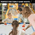 thumbnail image 3 of RayChee 54” Air Hockey Table, Indoor Powered Hockey Game Table w/2 Pucks, 2 Pushers, Digital LED Scoreboard, Powerful 12V Motor for Adults and Kids, Home Game Room, Easy Setup, 3 of 6