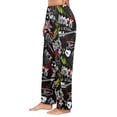 thumbnail image 2 of Ladies Sleeping Pajama Pants - Rock Star - Women's Pajamas - L, 2 of 5