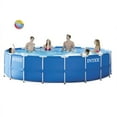 thumbnail image 3 of Intex 18' x 48" Metal Frame Above Ground Pool with Filter Pump, 3 of 6