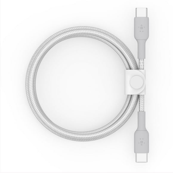 Cable USB C a USB C de 1.5 M Braided Belkin plateado