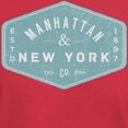 thumbnail image 3 of CafePress - Manhattan New York City Vintage Logo Light T Shirt - Men's Classic Graphic Cotton T-Shirt, 3 of 4