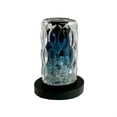 thumbnail image 2 of Bergamo Art Matte Black Brass Bathroom Faucet with Blue Glass Handles, 2 of 5