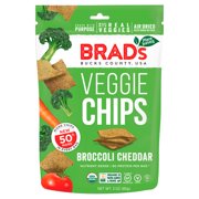 Brad's Plant Based - Veggie Chip - Broccoli Cheddar - Case of 12 - 3 oz.