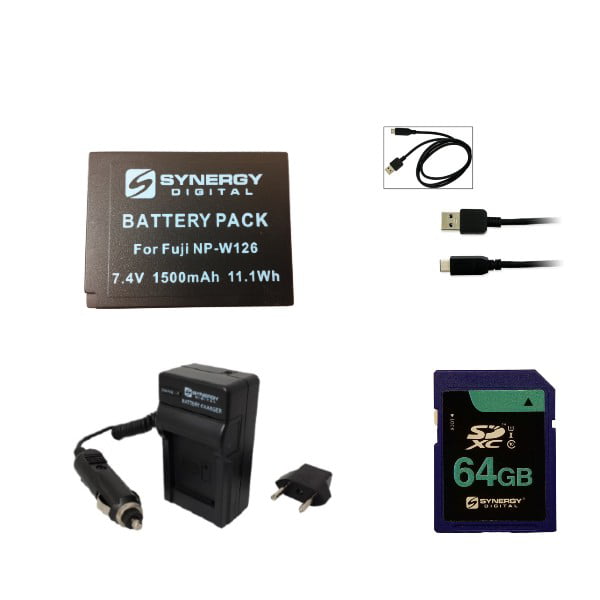 Accessory Kit Compatible with Synergy Digital SDM-118 Charger Works with Canon S80 Digital Camera Includes SDNB2LH Battery