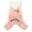 Pink & White, variant on Touchdog Fashion Designer Full Body Quilted Pet Dog Hooded Sweater