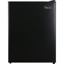 Magic Chef 18.5 inch Width 2.4 Cu. ft. All Refrigerator in Black with Single Door