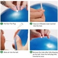thumbnail image 5 of Luxtrada Anti-Burst Exercise Yoga Balance Ball - Fitness Stability Training Ball with Air Pump for Pilates Workouts Weight Loss, Home Gym (Purple), 5 of 8