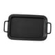 thumbnail image 1 of Bandeja de mesa de centro, plato para hornear, plato de cerámica para servir, bandeja para servir para restaurante, barbacoa, postre, guarniciones ent Rectangular, 1 of 9