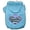 Baby Blue, variant on Pet, Dog Cat Hoodie Rhinestone, "Zebra Heart"