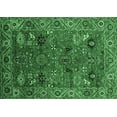 thumbnail image 1 of Ahgly Company Indoor Rectangle Oriental Emerald Green Traditional Area Rugs, 7' x 10', 1 of 4