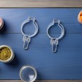 thumbnail image 1 of HEATSHAKING 6pcs Silver Wire Hangers for Ball Jars to Maintain Food Preservation in Kitchen, 1 of 8