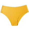 thumbnail image 1 of Prolriy Culottes pour Femmes Culottes Imprimés Pièces Femmes 1 Culotte Taille Basse sous-Vêtements Coton sous-Vêtements pour Femmes, sous-Vêtements Femmes Jaune TP, 1 of 1