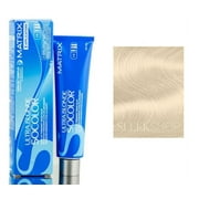 Matrix SoColor Pre-Bonded Ultra Blonde - Permanent Blonde Hair Color Dye (UL-AA / Ultra Blonde Ash Ash (Base 5&6))
