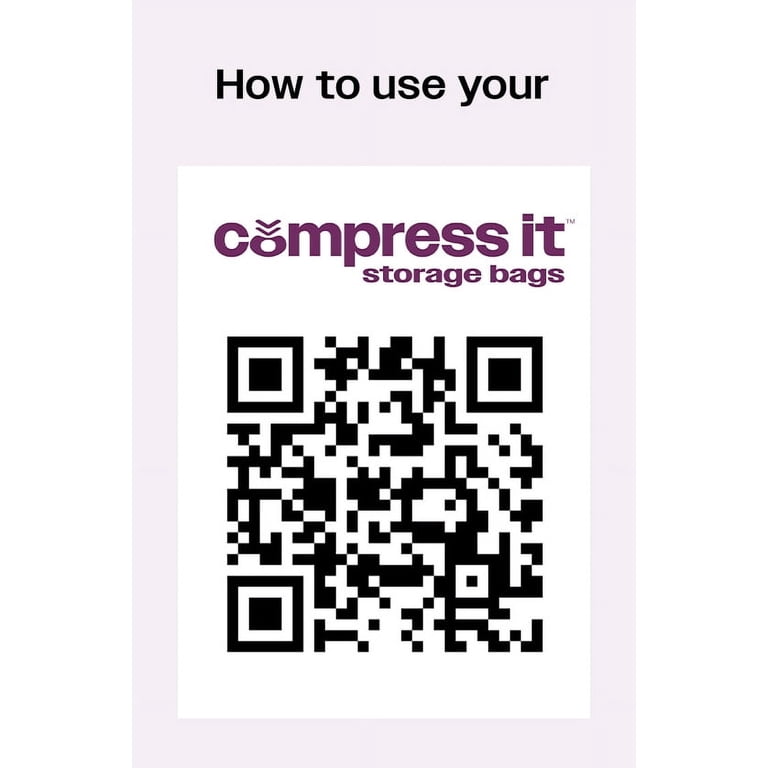 Compressit 3-Medium Vacuum Storage Bags, Space-Saving photo 7