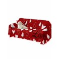thumbnail image 2 of Valentine's Day Couch Cover Sofa Covers 3 Cushion Sectional Couch, Valentines Red Love Heats Romantic Washable Sofa Covers Slipcover Sectional Sofa Cover, Furniture Protector 71"x150", 2 of 9