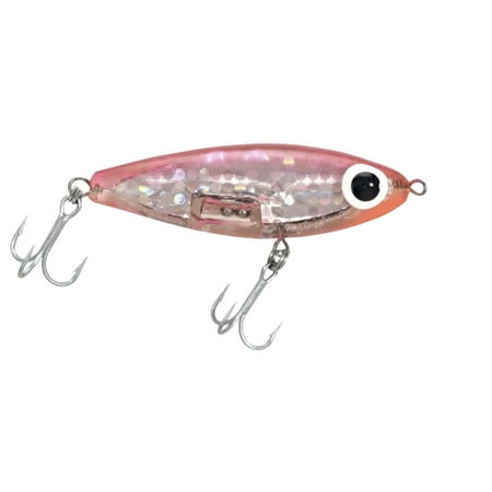 B&L Paul Browns SD-102 Soft Dine Pink Silver Dot 3/8oz Swimbait Fishing Lure
