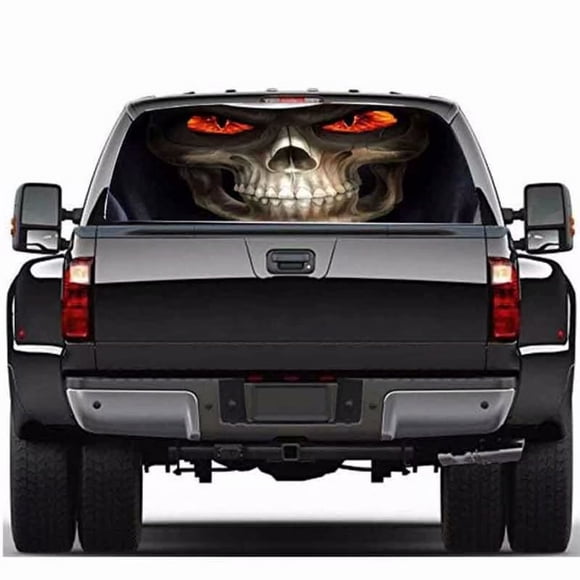Yeacher Car Sticker Grim Reaper Rear Window Graphic Decal for Car Truck SUV 135*36cm
