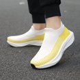 thumbnail image 6 of Men's Slip‑On Sock Style Running Sneakers, Stretch Knit Upper Athletic Shoes with Curved Thick Midsole for Daily Sports and Walking, 6 of 7