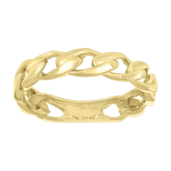 14k Yellow Gold Mens Fashion Ring