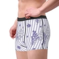 thumbnail image 3 of Kdxio Men's Boxer Briefs with Bouquet and Lavender Flowers Print - Comfortable and Breathable Underwear for Everyday Wear, 3 of 7