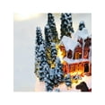 thumbnail image 2 of Christmas Village Figurines Decoration Lighted LED Christmas Village House Figurines for Christmas Desktop Ornaments, 2 of 11