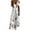 White, variant on Juesizh Maxi Dress for Women Plus Size V Neck Cami Sleeve Dress Summer Soft Flowy Floral Printed Loose Holiday Dress, S-3XL