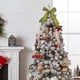 thumbnail image 4 of Lazo de Navidad Xihbxyly Verde Adornos Navideños para Árboles, 4 of 6