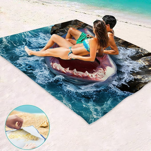 Canada Day Kcavykas Back to School Season,Beach Blanket Sandproof,Extra Large Beach Mat, Big & Compact Sand Free Mat Quick Drying, Lightweight & for 4-6 Adults Travel Party Sports Camping Hiking