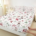 thumbnail image 3 of Castle Fairy Teens Animal Deer Full Size Sheets 4-Piece,Merry Christmas Breathable Bed Sheets,Xmas Festival Lightweight Sheet Sets,Super Cozy Room Decor, 3 of 7
