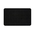 thumbnail image 2 of Fnochy Striped Memory Foam Bathroom Rug, Soft Absorbent Velvet Bath Mat, Dots on Underside, Machine Washable Bathmat, Thick Shower Floor Carpet Rugs Room Décor Accessories, Black, 2 of 7