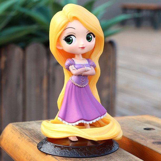 Disney Q Posket princesa jazmín Blancanieves Bella Ariel Cenicienta Anna Elsa Mulan Tinkerbell pastel Topper regalo para niños