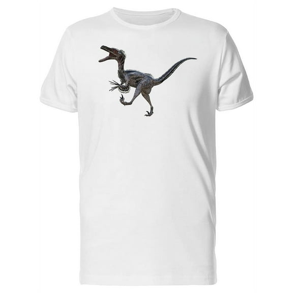 Image Of A Velociraptor T-Shirt Men -Image by Shutterstock, Male 3X-Large