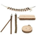 thumbnail image 1 of Juego de 5 posavasos de madera para pájaros Bling Bling, 1 of 12