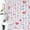 White Heart (14), variant on White Heart Style Shower Curtain Heart Style Bathroom Decor Shower Curtain 66inx72in(with 12 Hooks)