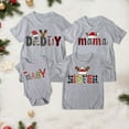 thumbnail image 2 of mgoYE Matching Family Christmas Cute Pattern Christmas Gift Kids T-Shirt Parent-Child Short Sleeves(Grey,3XL), 2 of 8